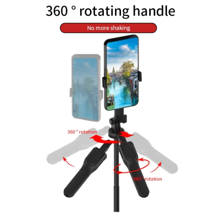 JMARY KT239 Rotation Design Camera Mount Holder 1.75m Telescopic Phone Selfie Stick Tripod