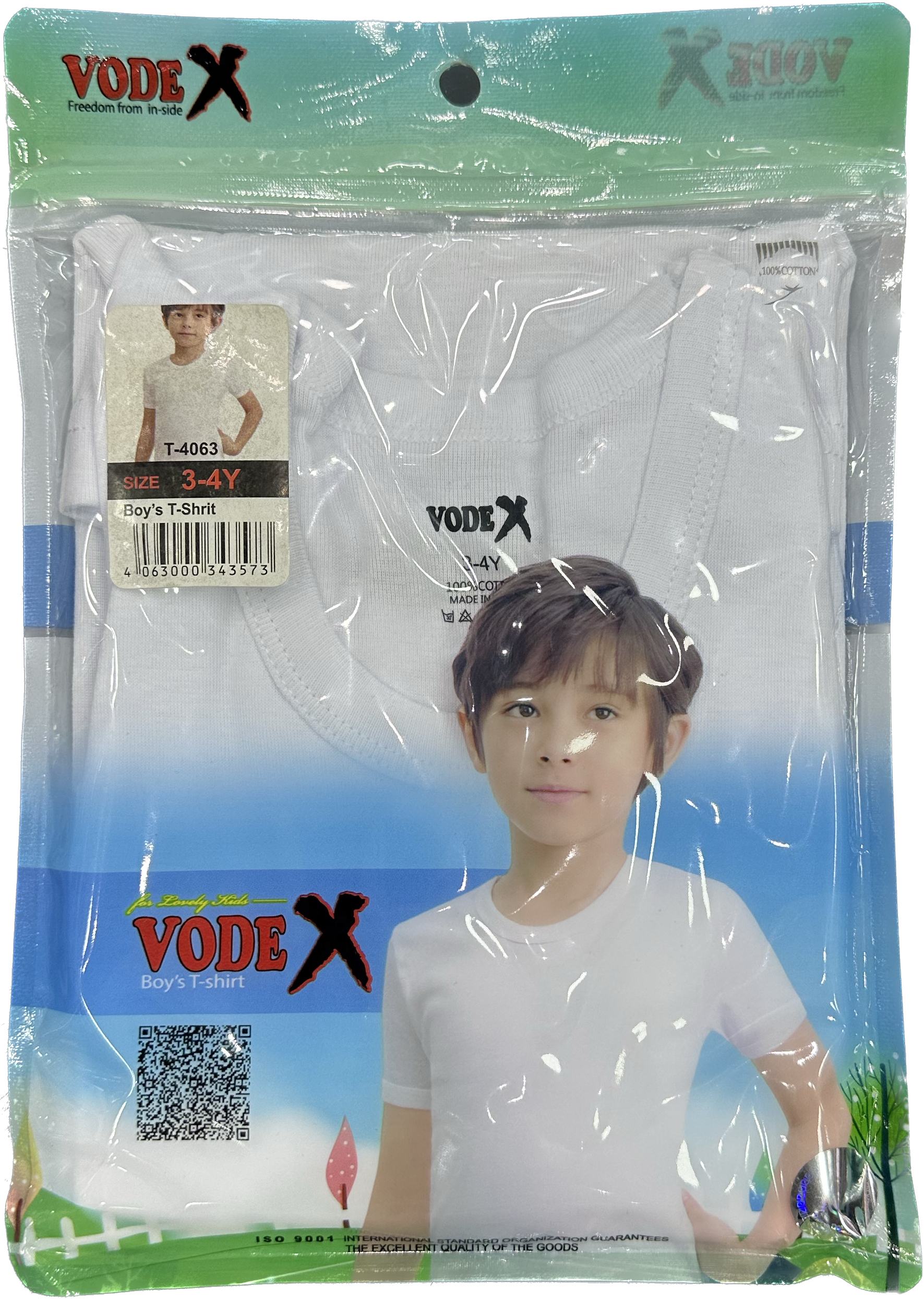 VODEX Boys half pants - Underwear white wholesale 12 pcs - carton