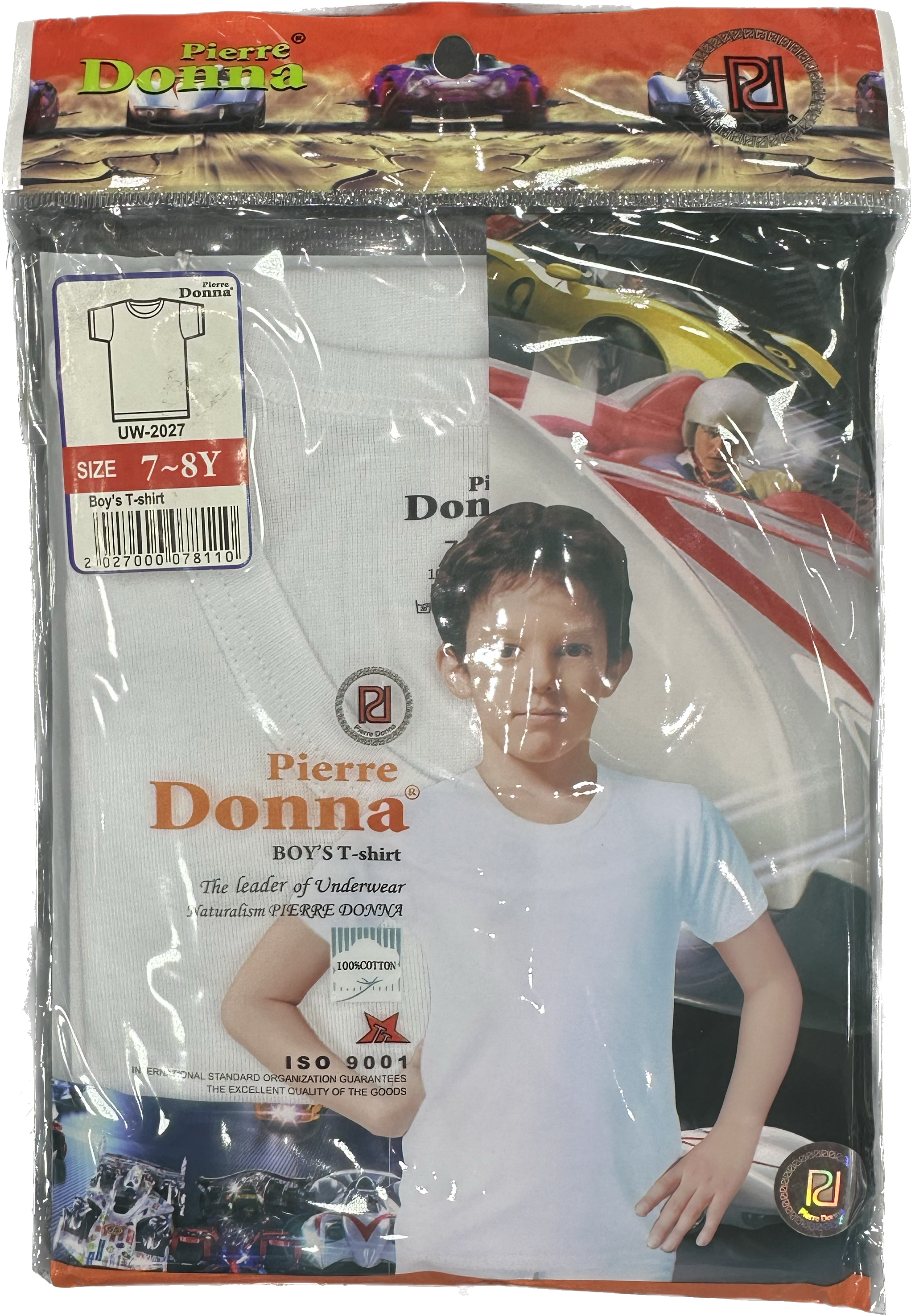Pierre Donna Boys T-shirt - Underwear white wholesale 12 pcs - carton