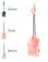 ZIBA Broom and  Dustpan Set with Long Handle For household Cleaning