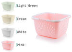 ZIBA Laundry basket for clothes and organizing with multiple color to choose