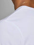 Men's V-Neck T-shirt White (4 Pieces Set)-Pierre Donna-men t-shirt