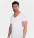 Pierre Donna Men's V-Neck under shirt T-shirt - high quality undershirt tank top multi pack (pack of 2)-Pierre Donna-men t-shirt