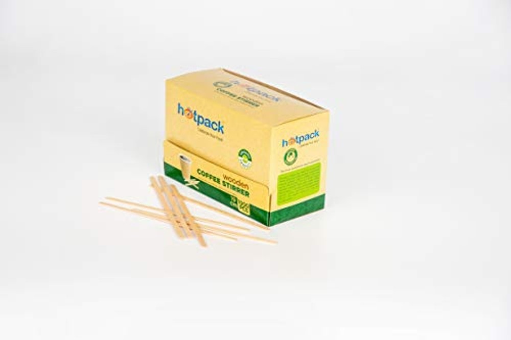 Wooden Stirrer 1000 pieces 25 cm for hot and cold beverages