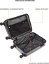 Pigeon Lightweight ABS Luggage Set  3pcs With Spinner Wheels (28"/24"/20")