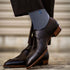 KAMI® Men Bamboo Dress Socks, Business Casual Formal shoe socks [4 pairs, Gray]