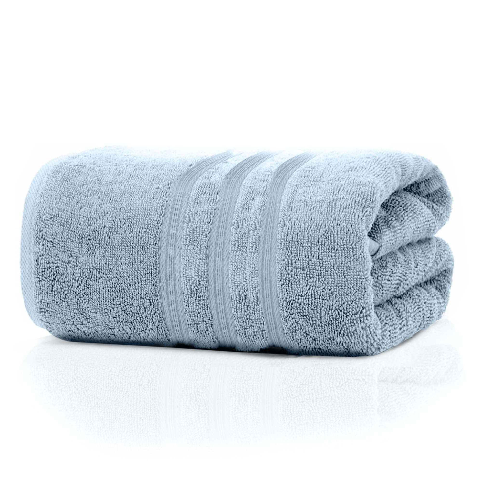Pierre Donna Bath Towel, Highly Absorbent (sky blue)
