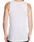 Men's Mesh Vest White (4 Pieces Pack)-Pierre Donna-men vest