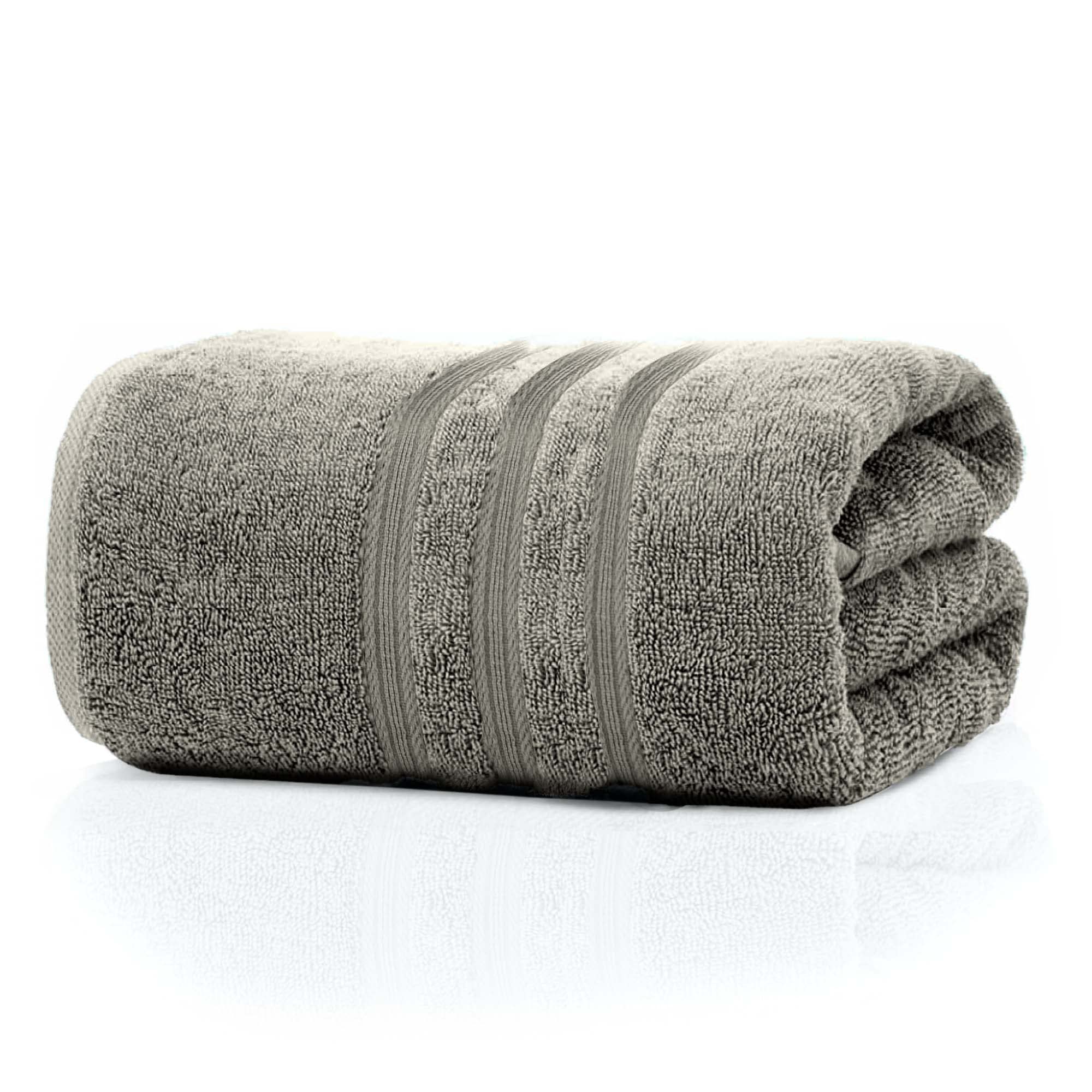 Pierre Donna Bath Towel, Highly Absorbent (Dark Grey)