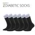 KAMI Diabetic Bamboo Socks For men & Women [6 pairs]