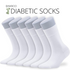 KAMI Diabetic Bamboo Socks For men & Women [6 pairs]
