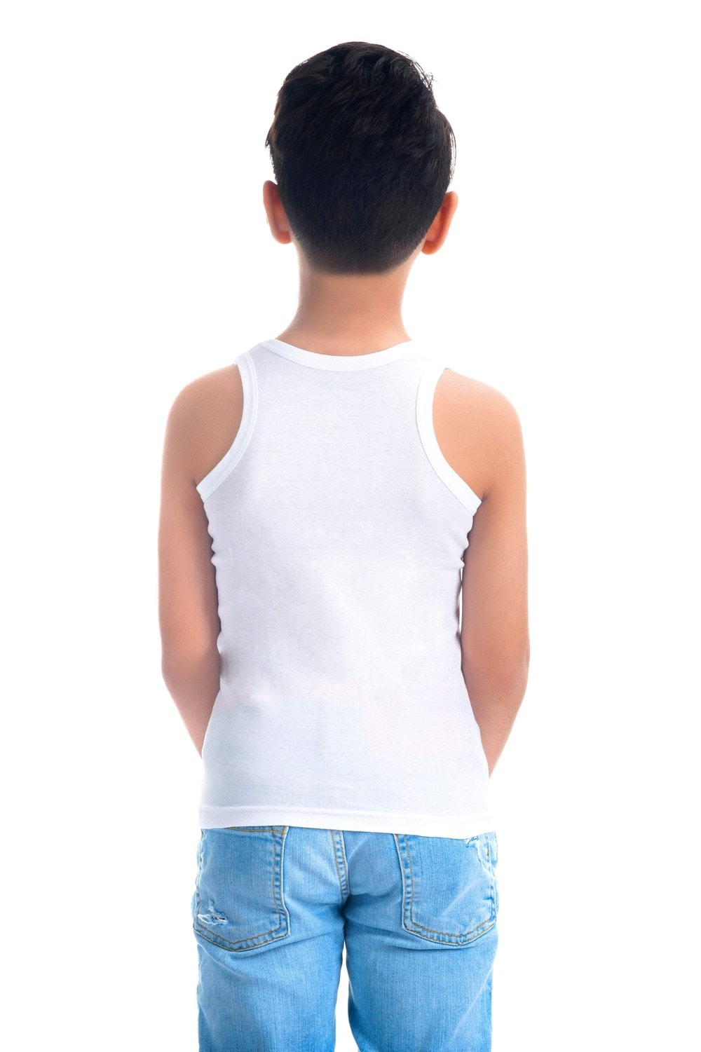 Boy's Cotton Vest (4 pieces pack)-Pierre Donna-boys vest