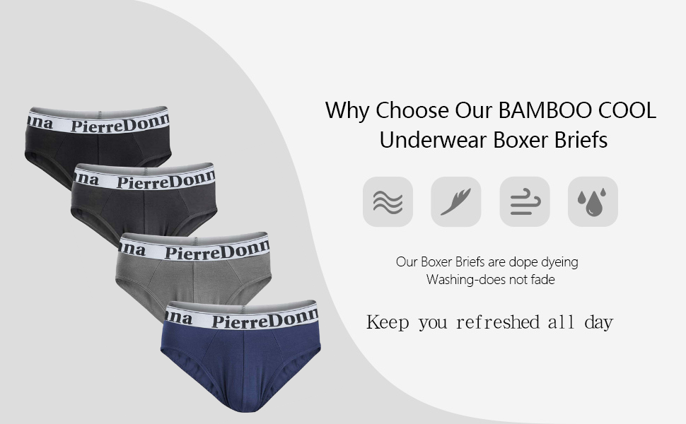 Boxer Shorts Pierre Donna breif Underwear For Men (pack of 6)