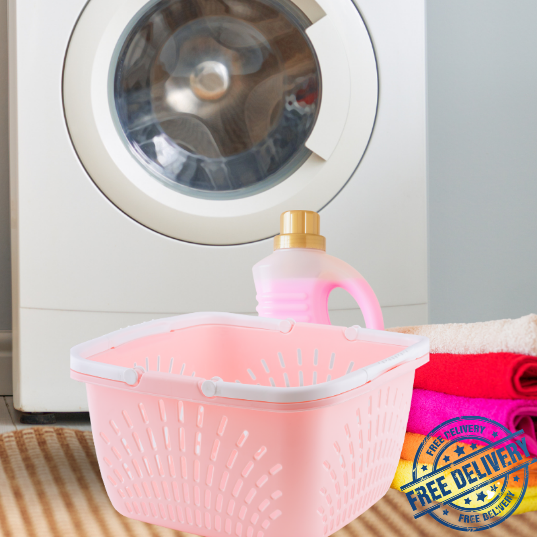 ZIBA Laundry basket for clothes and organizing with multiple color to choose