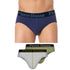 Boxer Shorts Pierre Donna Brief Underwear For Men (pack of 2)(grey & green)
