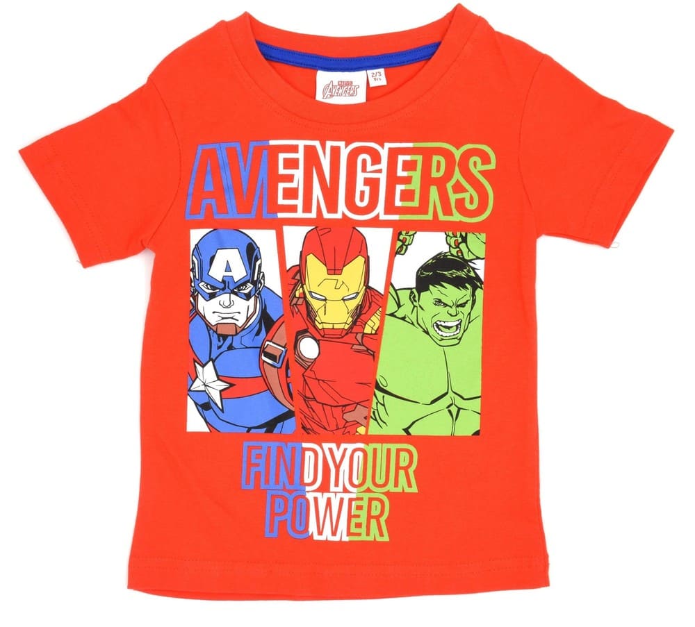 Avengers Character Boys T-shirt for Kids - Marvel Comics®️ High quality Graphic printed T-Shirt - Dealz Souq