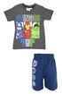 Avengers Marvel®️ Character Boys T-shirt & Short Set for Kids Marvel High quality Cool Graphic printed T-Shirt & Short Set - Dealz Souq