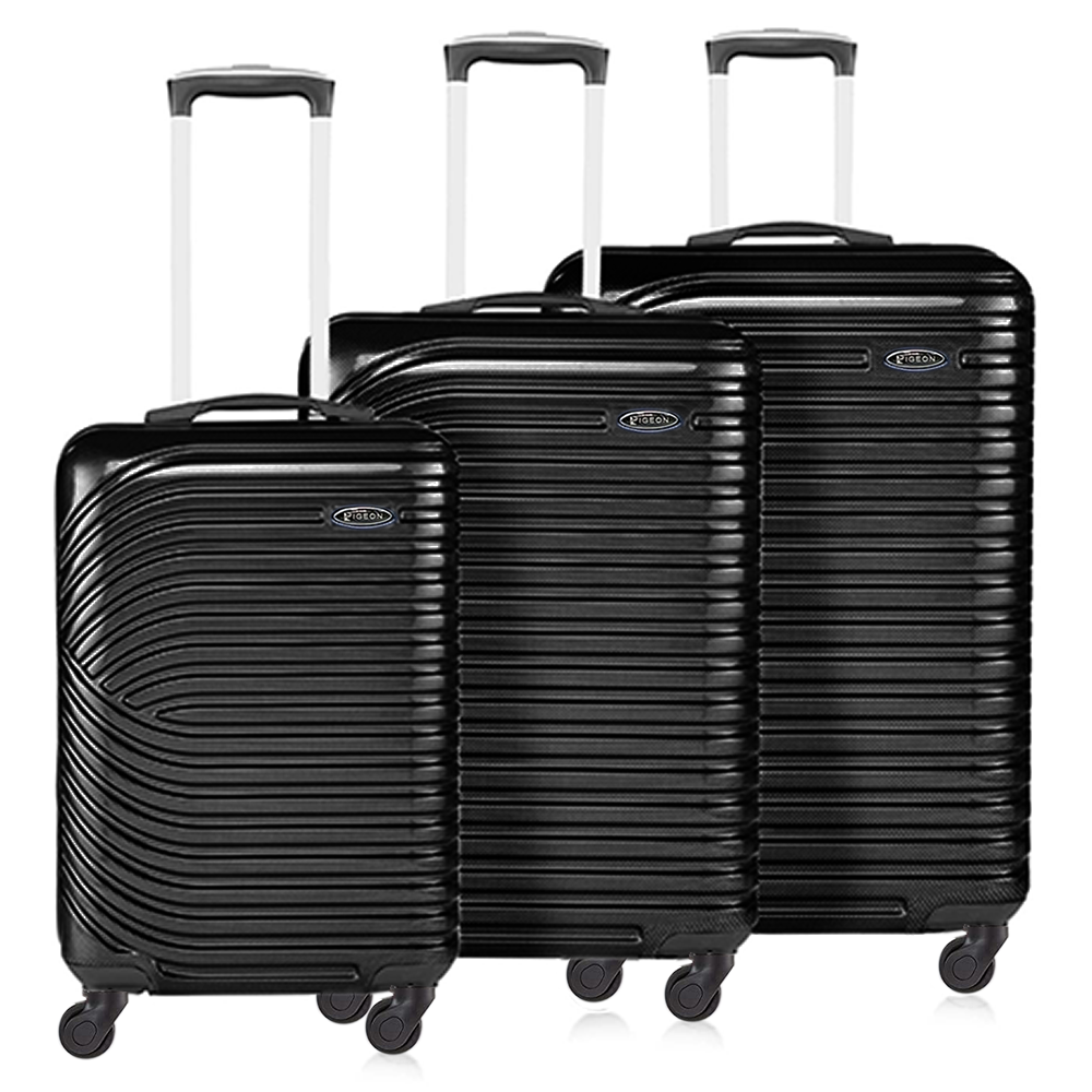 Pigeon Lightweight ABS Luggage Set  3pcs With Spinner Wheels (28"/24"/20")