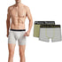 Pierre Donna Boxer Underwear For Men (pack of 2)(green & grey)