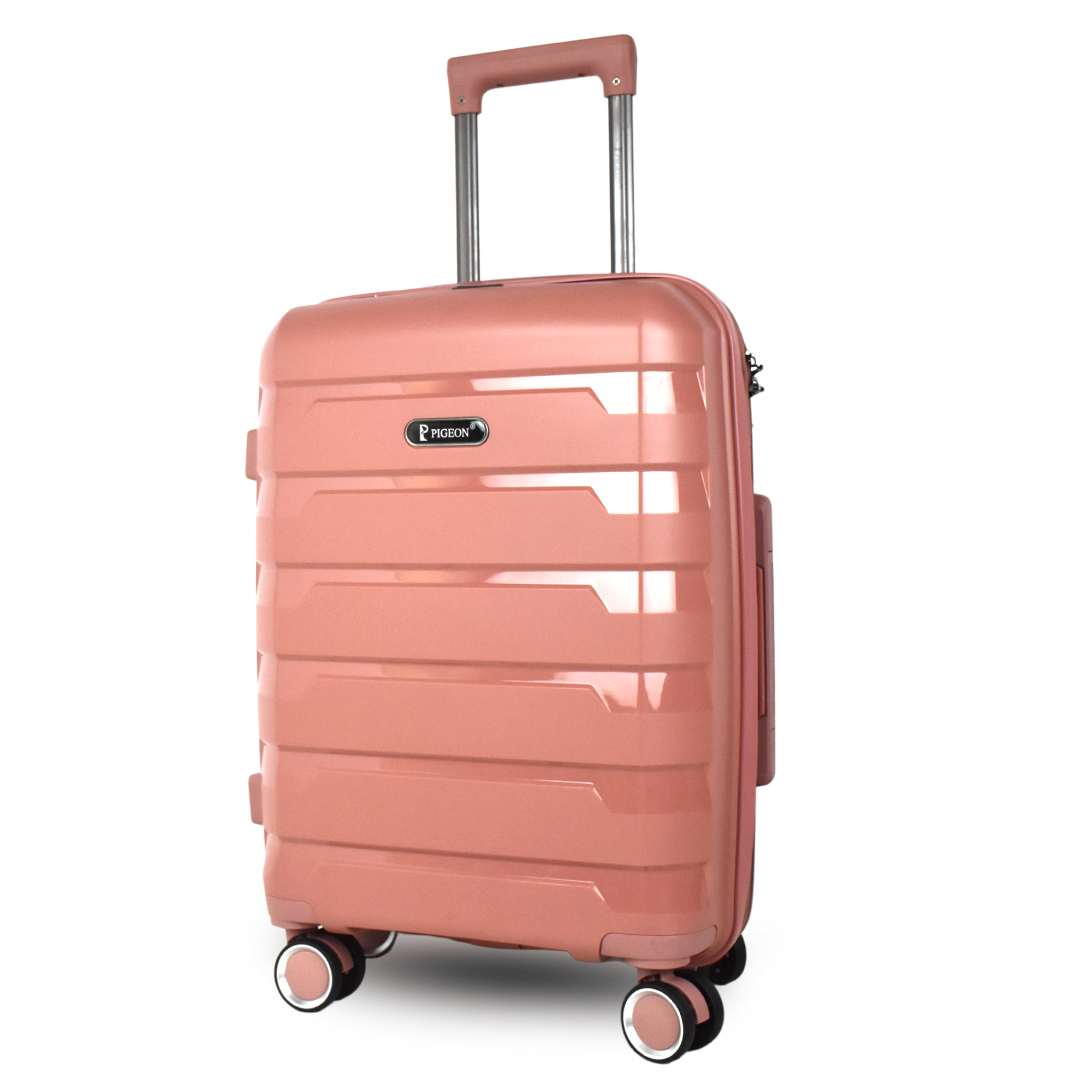 Pigeon hardshell trolley bag Poly propylene 28 inches Rose Gold