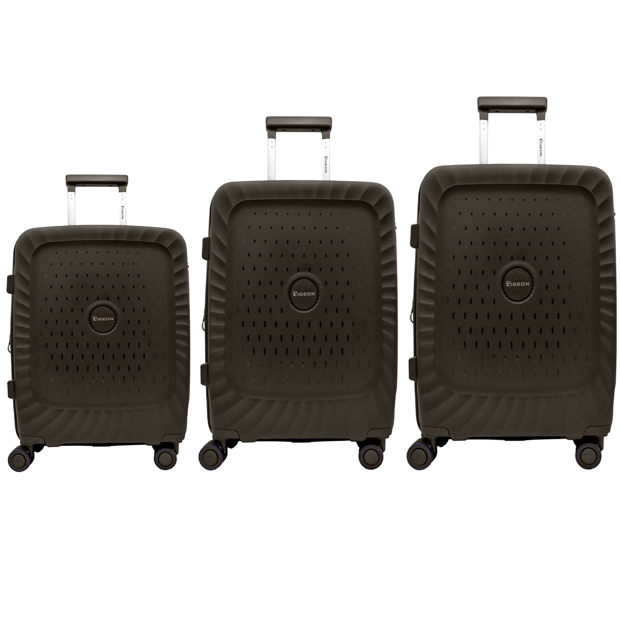 Pigeon hardshell trolley bag Poly propylene Set of 3 28/24/20 inches