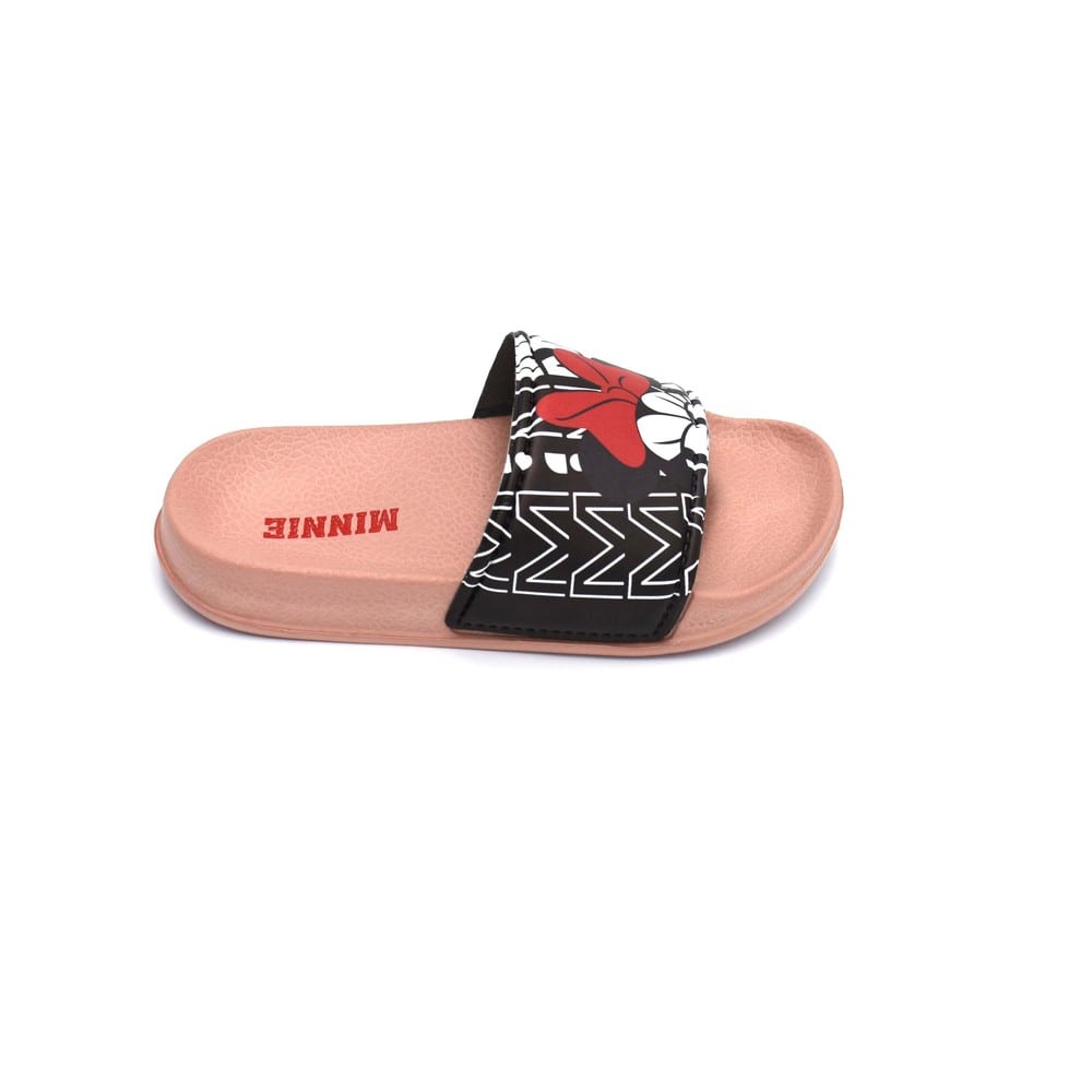 Disney Minnie Girls Slide Sandals For Kids, Indoor & Outdoor-Disney-girl's character sandal