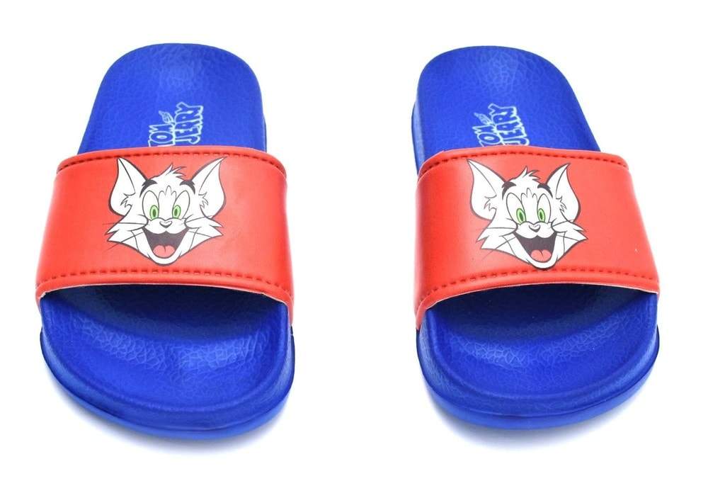 Disney Tom & Jerry ™️ Boys Slide Sandals For kids, Outdoor & Indoor-Disney-boy's character sandal