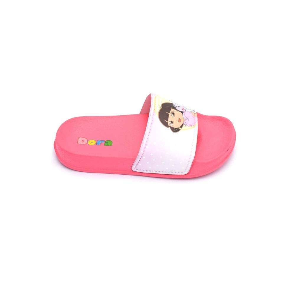 Dora ™️ Girls Slide Sandals For Kids, Indoor & Outdoor-Disney-girl's character sandal