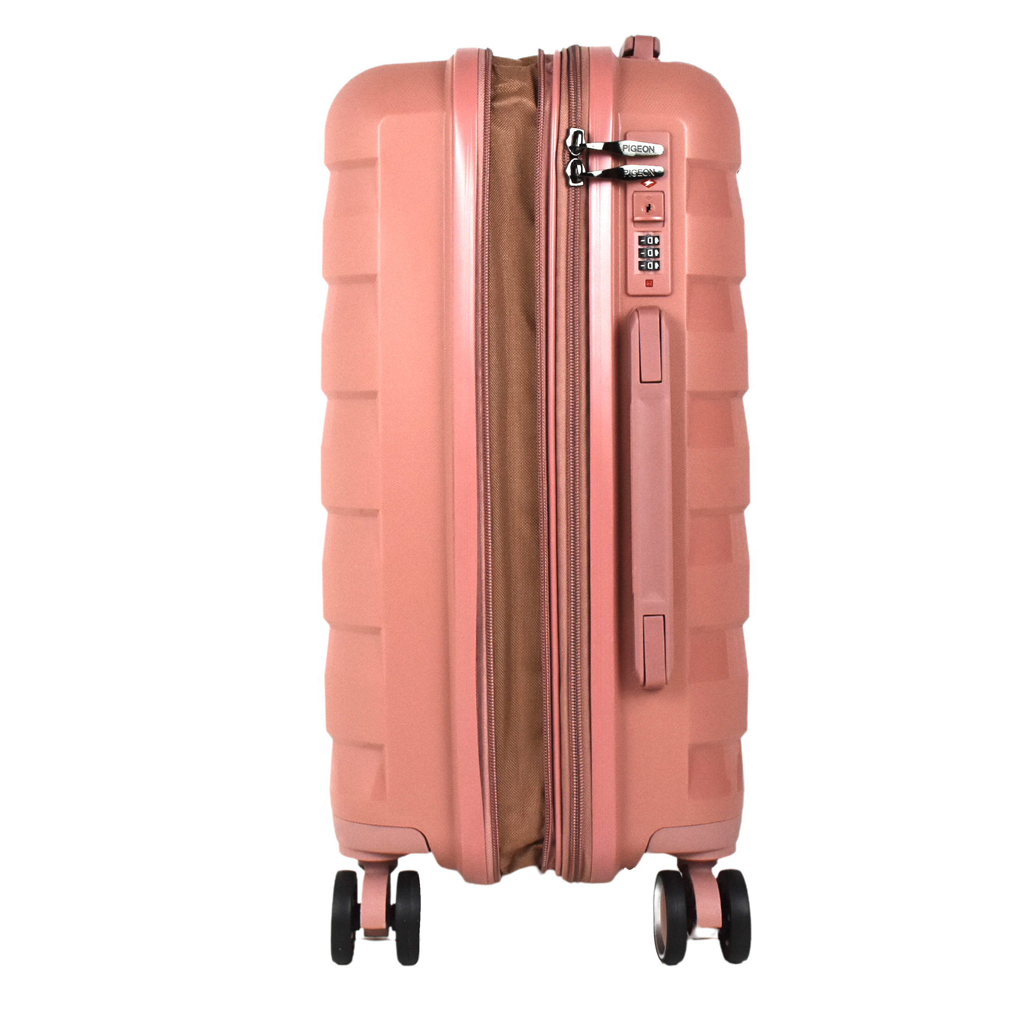 Pigeon hardshell Carry on trolley bag Poly propylene 20 inches Rose Gold