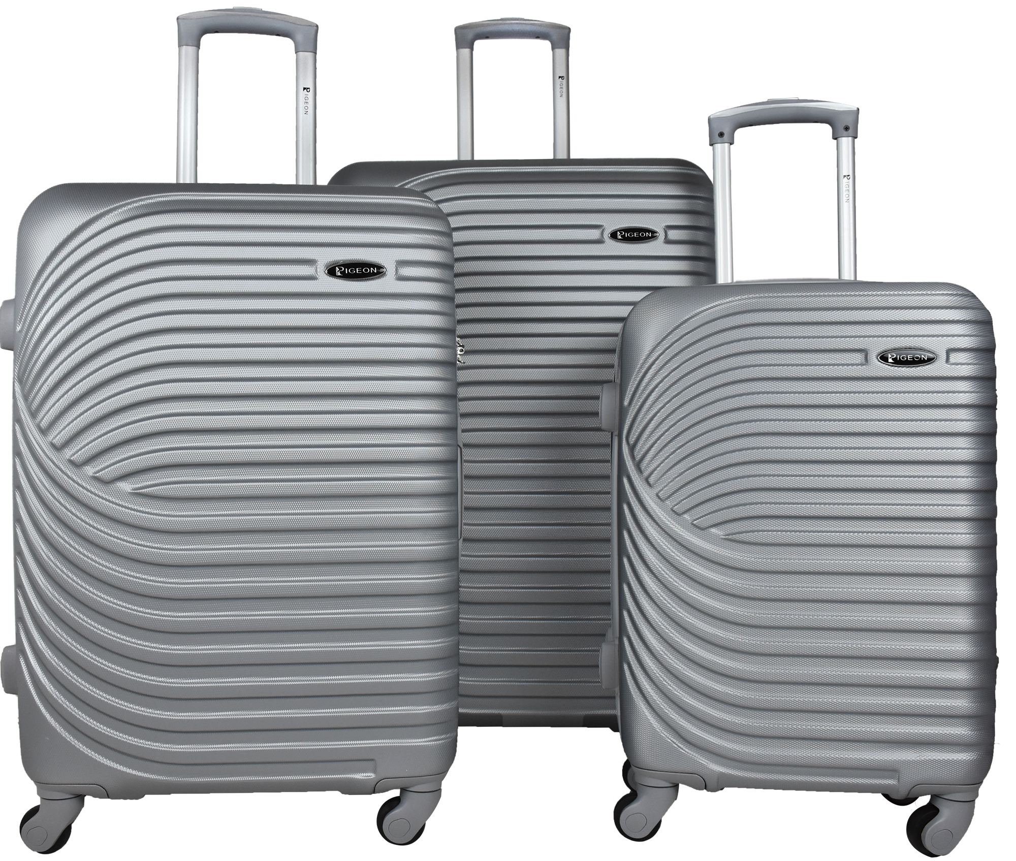 Pigeon Lightweight ABS Luggage Set  3pcs With Spinner Wheels (28"/24"/20")