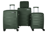 PIGEON  hard shell trolley case set of 3+1 unbreakable PP