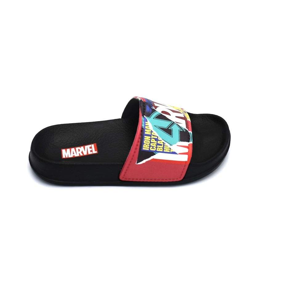 Marvel Boys Slide Sandals For Shower, Beach, Outdoor-Marvel-boy's character sandal