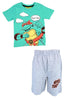 Ninja Turtle Nickelodeon®️ Character Boys T-shirt & Short Set for Kids Nickelodeon High quality Cool Graphic printed T-Shirt & Short Set - Dealz Souq