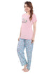 Pierre Donna Women's Cotton Pajama set With Pants - Women Sleepwear AVL - Dealz Souq