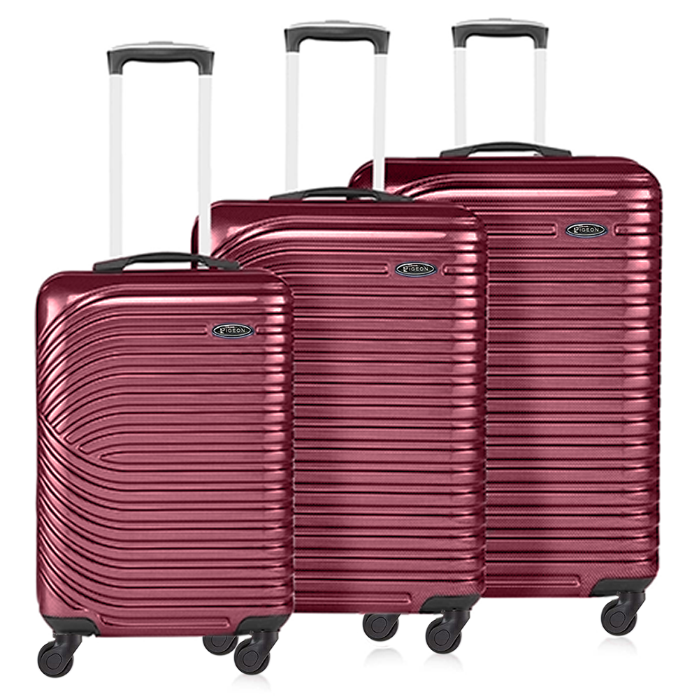 Pigeon Lightweight ABS Luggage Set  3pcs With Spinner Wheels (28"/24"/20")