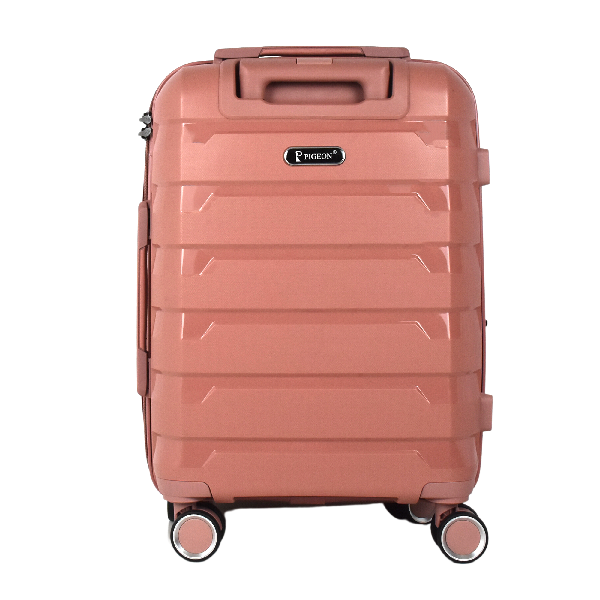 Pigeon hardshell Carry on trolley bag Poly propylene 20 inches Rose Gold