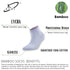 Kami Ladies Socks, Soft Bamboo ankle Socks Anti Bacterial 6 Pairs