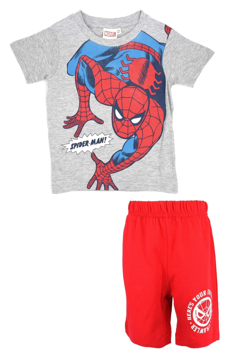 Spiderman Marvel®️ Character Boys T-shirt & Short Set for Kids Marvel High quality Cool Graphic printed T-Shirt & Short Set - Dealz Souq