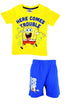 Spongebob Nickelodeon®️ Character Boys T-shirt & Short Set for Kids Nickelodeon High quality Cool Graphic printed T-Shirt & Short Set - Dealz Souq