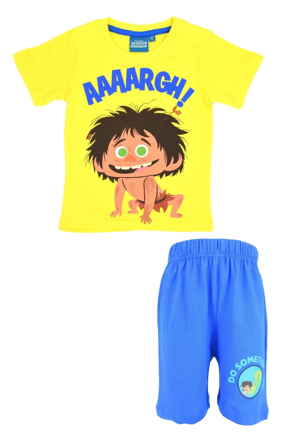 The Good Dinosaur Disney®️ Character Boys T-shirt & Short Set for Kids Disney High quality Cool Graphic printed T-Shirt & Short Set - Dealz Souq