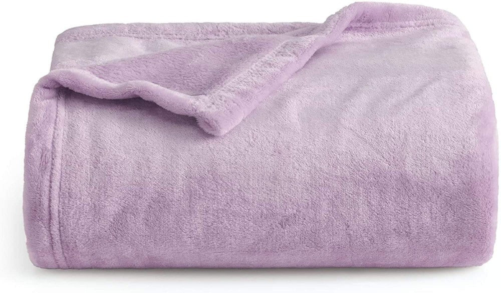 fluffy blanket Fluffy Blanket Fleece Flannel throws (Single 150X200 CM) Bubblegum Pink Dealz Souq