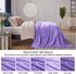 throws blanket Throws Blanket Fleece Flannel (Single 150X200 CM) Lavender Purple Dealz Souq