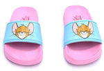 Tom & Jerry Slide Sandals For Boys & Girls-Warner Bros-girl's character sandal